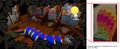 Original Fudgehog color scheme, visible in Barkbark's house.